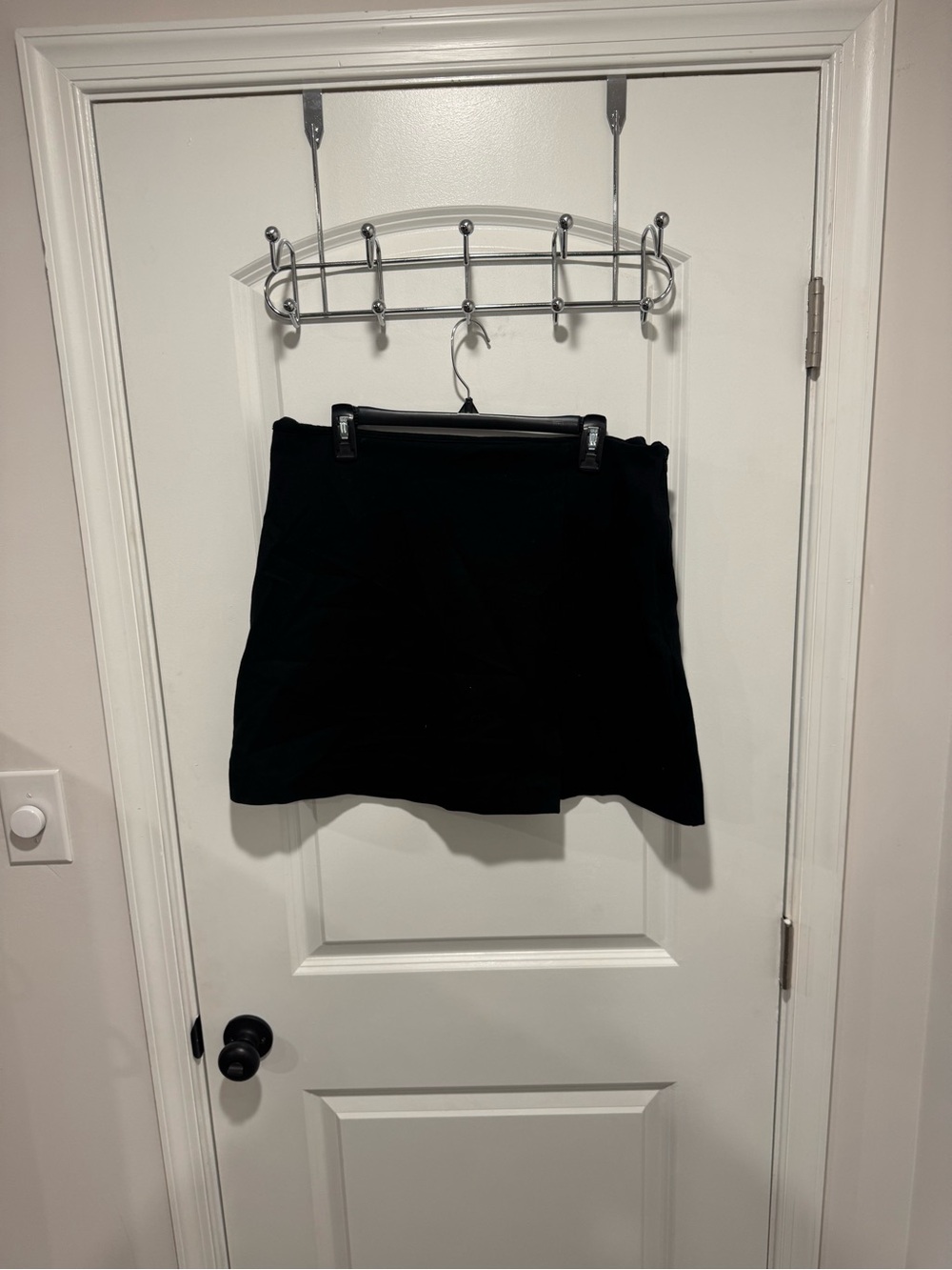Anthropologie Black Mini Skirt